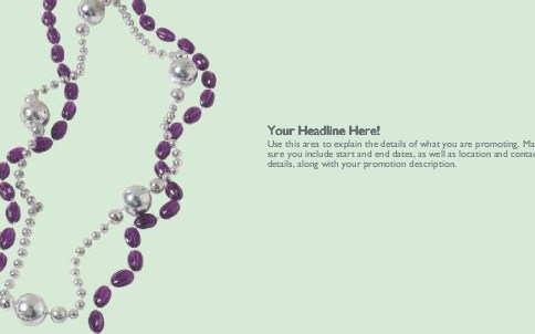 Need for Beads Full Colour Oversized Postcards