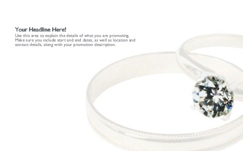 Ring Bling Full Colour Oversized Postcards