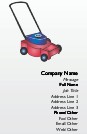 Lawn Mower Full Colour Business Cards