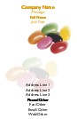 Jelly Beans Full Colour Magnetic Business Cards