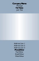 Blue and Grey Recycled Business Cards