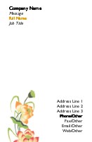 Lotus Full Colour Business Cards