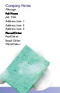 Blue Sponge Full Colour Business Cards