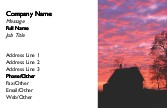 Tranquil Sky Full Colour Magnetic Business Cards