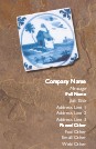 House on Stone Tile Recycled Business Cards