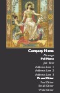 Roman Goddess Recycled Business Cards