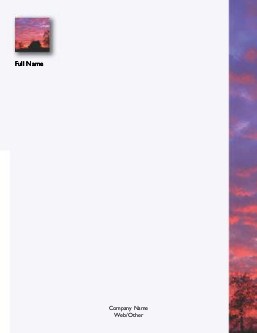 House at Sunset Compact Note Pads