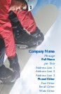 Snowboarder Full Colour Business Cards