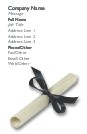 Congrats Grad Full Colour Magnetic Business Cards
