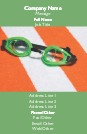 Green Goggles Full Colour Business Cards