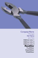 Black Handled Pliers