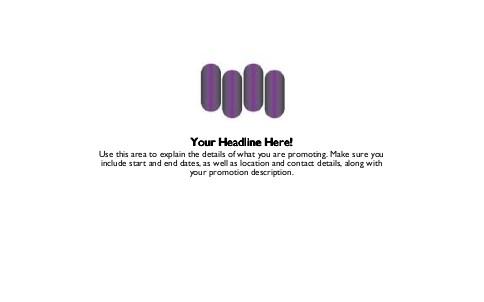 Purple Waves Full Colour Oversized Postcards