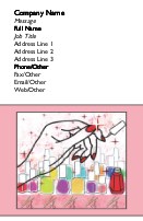 At Your Fingertips Full Colour Business Cards