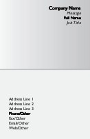 Grey and White Full Colour Business Cards