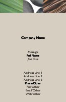Elements with Grey Borders Full Colour Business Cards