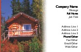 Cabin in Woods Full Colour Magnetic Business Cards