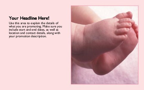 Sweet Little One Full Colour Oversized Postcards