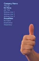 Thumbs Up Full Colour Business Cards