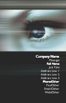 Eye Close-up Full Colour Business Cards