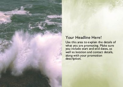 Roaring Waters Full Colour Standard Sized Postcards