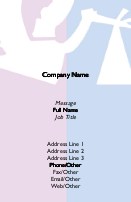 Stork Delivering Baby Recycled Business Cards