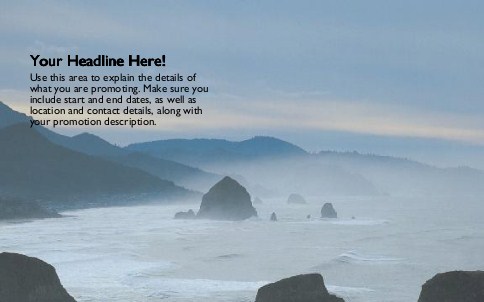 Misty Cove Full Colour Oversized Postcards