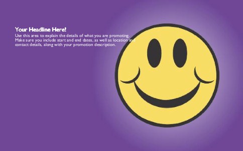 Sixties Smile Full Colour Oversized Postcards