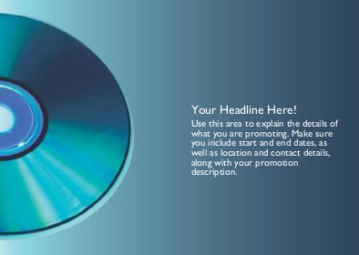 Direct to Disc Full Colour Standard Sized Postcards