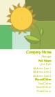 Springtime Charm Full Colour Magnetic Business Cards