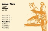 Tropical Parrot Full Colour Business Cards