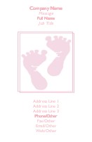 Tiny Toes Recycled Business Cards