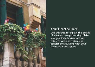 Balcony Plants Full Colour Standard Sized Postcards