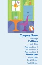 Child's Playroom Recycled Business Cards