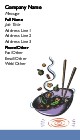 Wok Illustration Full Colour Business Cards