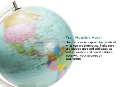 Spin the Globe Full Colour Standard Sized Postcards
