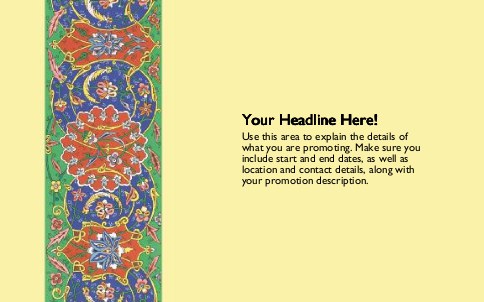 Run the Pattern Full Colour Oversized Postcards