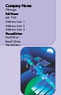 Satellites in Orbit Recycled Business Cards