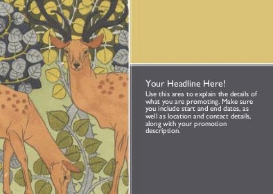 Artistic Antlers Full Colour Standard Sized Postcards