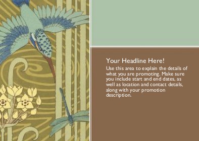 Hummingbird and Dragonfly Full Colour Standard Sized Postcards