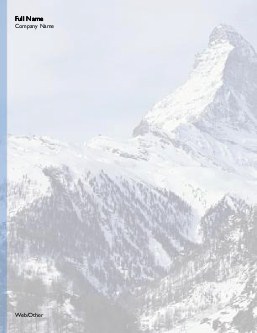 Snow Capped Mountain Compact Note Pads