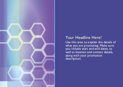Honeycomb Connection Full Colour Standard Sized Postcards