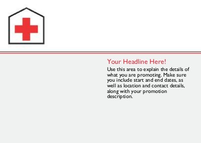 Red Cross Full Colour Standard Sized Postcards