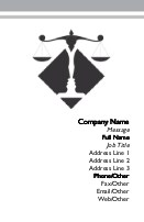 A Good Balance Recycled Business Cards