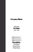 Black border Full Colour Business Cards