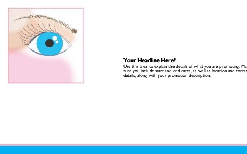 Blue Eye Full Colour Oversized Postcards