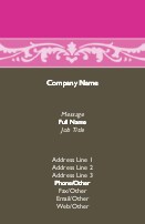 Elegant Ensemble Full Colour Business Cards