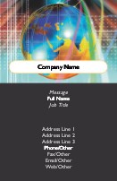 Communications Around the World Full Colour Business Cards