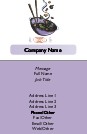 Cooking in a Wok Full Colour Business Cards