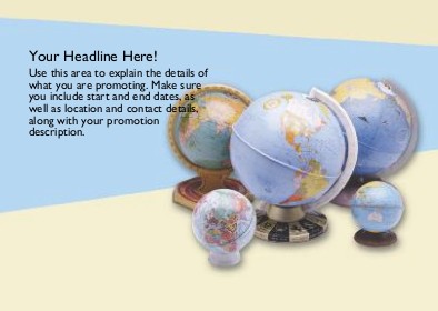 World Study Full Colour Standard Sized Postcards