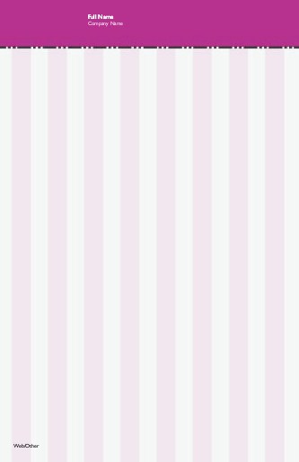Purple Stripe 241 Large Note Pads